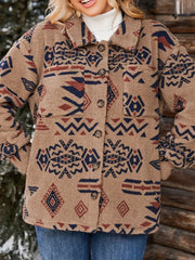 The Sedona Vintage Aztec Sherpa Jacket - TEVQA