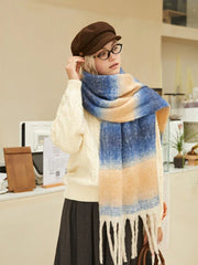 Oversized gradient scarf - View 9 | TEVQA