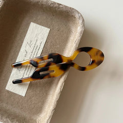 Acetate French Twist Hair Pin - 5.3" Elastic-Free Updo Tool