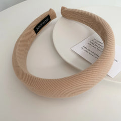Padded Ribbed Knit Headband - 1.2 Inch Volumizing Style