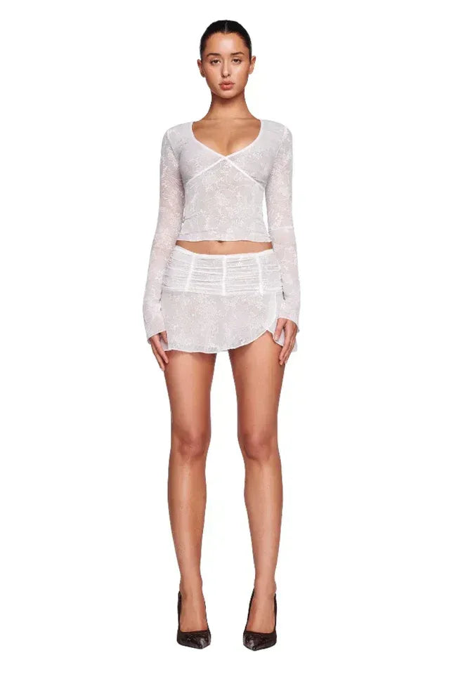 Yvette Top + Skirt Set - TEVQA