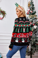 Winter Wonderland Button-Down Cardigan - TEVQA