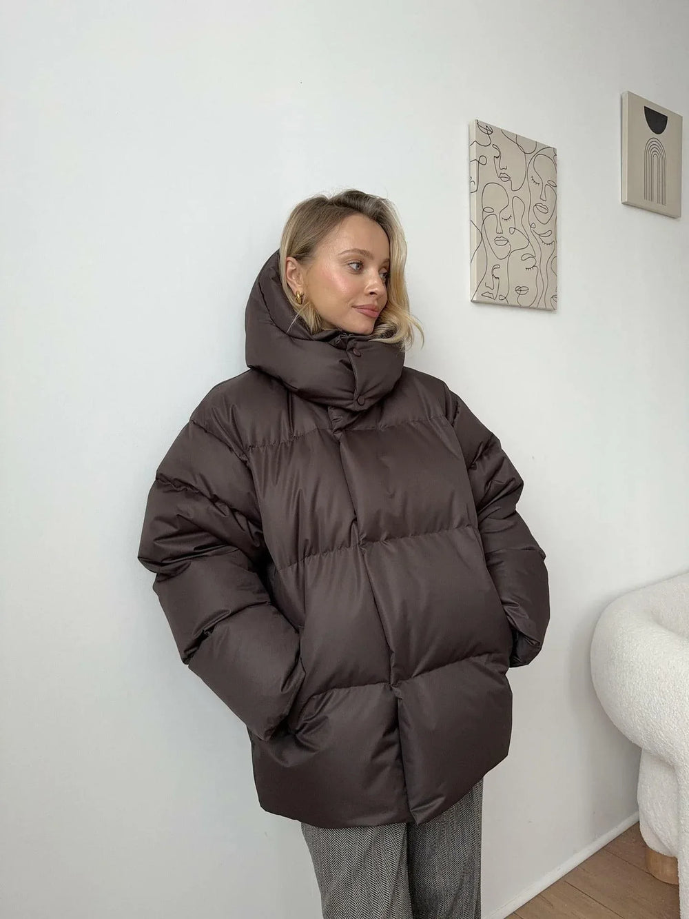 The Aspen Cloud Oversized Puffer Jacket - TEVQA