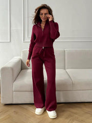 Elevated Double-Zip Knit Set