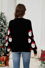 Coquette Pink Santa Button-Down Cardigan