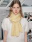 Korean Style Soft Knit Scarf Cheese Yellow