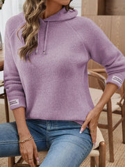 Cloud-Soft Faux Mink Hooded Sweater - View 10 | TEVQA