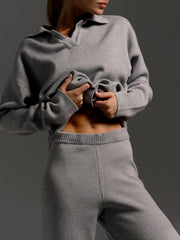 The Eleanor Polo Collar Knit Two-Piece Set