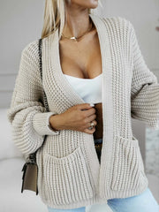 Cozy Chunky Knit Open Front Cardigan