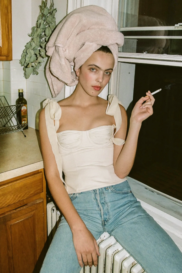 Lace Up White Tank Top - Dress In Beauty