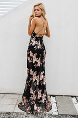 Sequin Halter Neck Cocktail Dress - View 13 | TEVQA