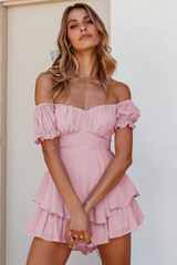 Boho Off Shoulder Romper - Dress In Beauty