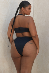 Crossover Halter One Piece Swimsuit | Dress In Beauty