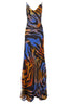 Fabienne Abstract Print Maxi Dress - View 7 | TEVQA