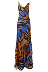 Fabienne Abstract Print Maxi Dress - View 7 | TEVQA
