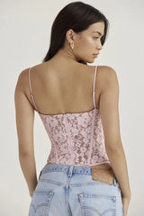 Lace Corset Top - View 11 | TEVQA
