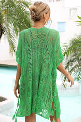 Knit beach cover up tunic - View 14 | TEVQA