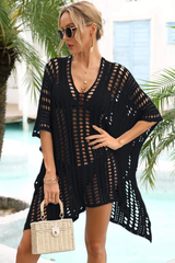 Side Slit Dolman Sleeve Cover-Up | Dress In Beauty