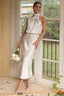 Satin Halter Neck Midi Dress - View 6 | TEVQA