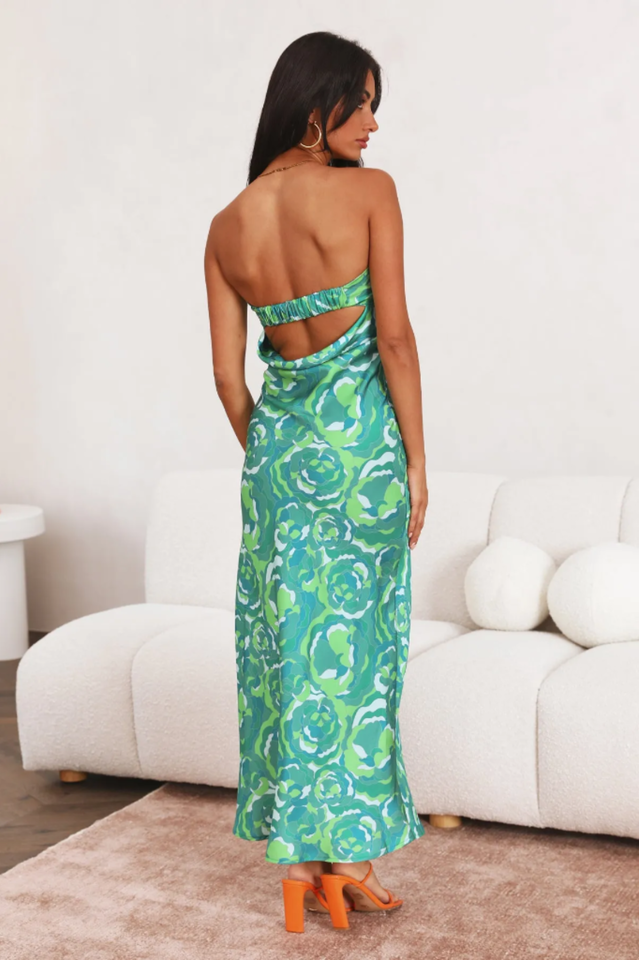 Kyra Satin Midi Dress | Dress In Beauty