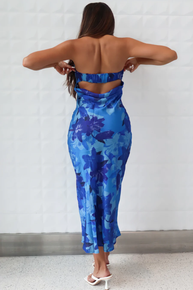 Kyra Satin Midi Dress | Dress In Beauty