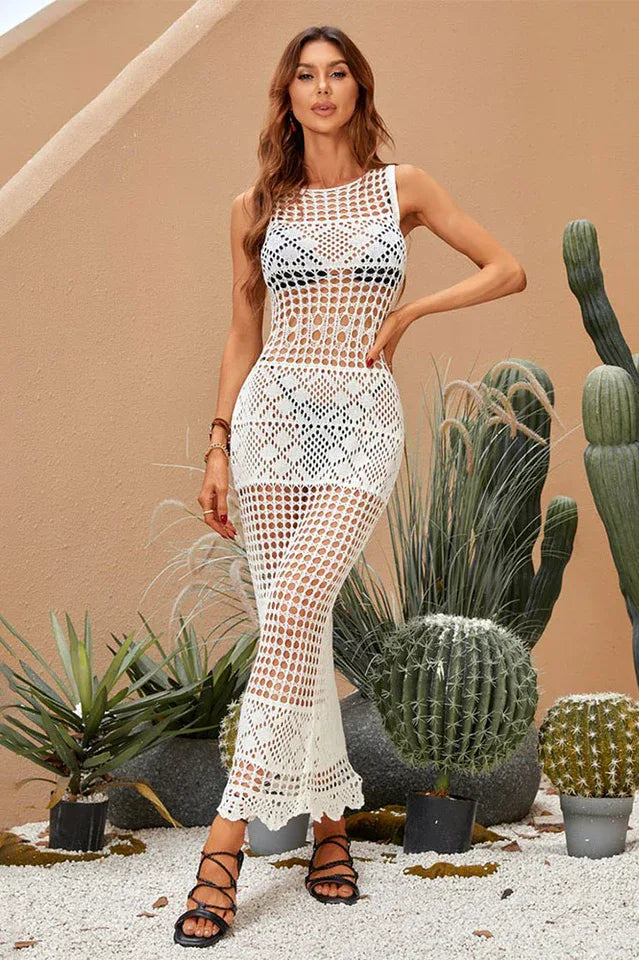 Tunic Beach Dress Cover Up - TEVQA