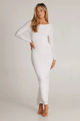 Camila Long Sleeve Maxi Dress - View 8 | TEVQA