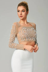 Pearl Mesh Bandage Set - View 6 | TEVQA