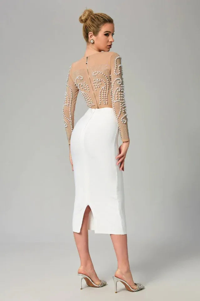 Pearl Mesh Bandage Set - View 9 | TEVQA