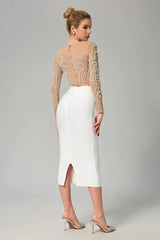 Pearl Mesh Bandage Set - View 9 | TEVQA