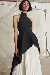 Victoria Layered Halter Gown Set - TEVQA