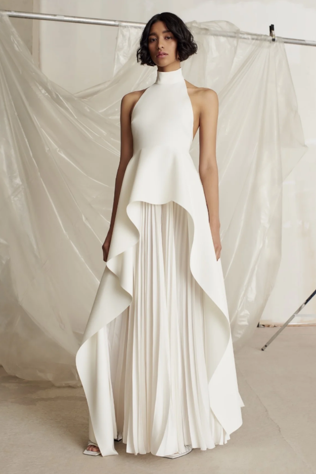 Victoria Layered Halter Gown Set | Dress In Beauty