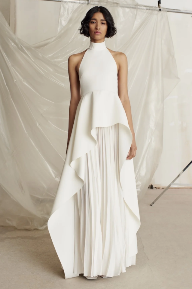 Victoria Layered Halter Gown Set | Dress In Beauty