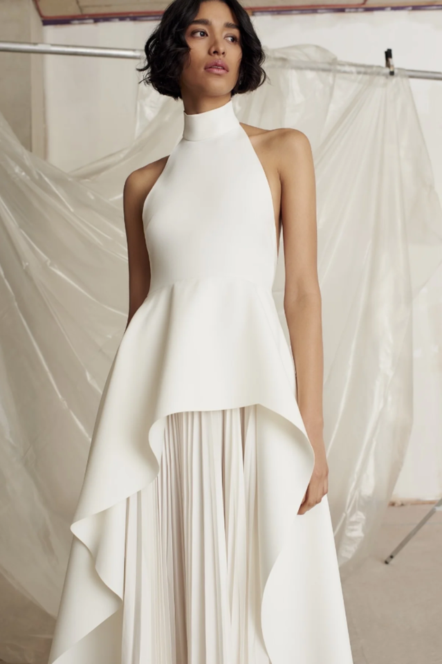 Victoria Layered Halter Gown Set | Dress In Beauty