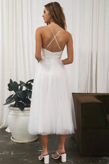 Cindy Tulle Midi Dress - TEVQA
