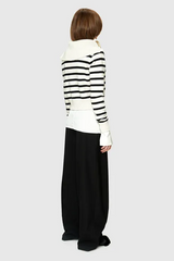 Low Classic Stripe Sailor Zip-up Knit | Dress In Beauty