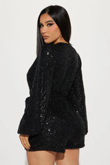 Sequin Romper - View 8 | TEVQA