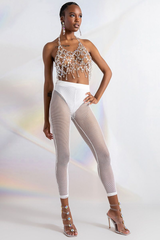 Fantasy Drop Razor Crystal Body Chain Top | Dress In Beauty