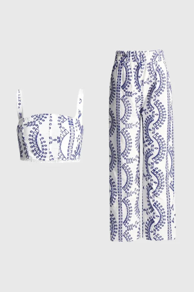 Lya Top + Pants Set - TEVQA