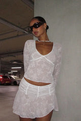 Yvette Top + Skirt Set - TEVQA