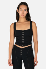 Black Lara Corset Top | Dress In Beauty