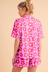 Floral print pajama set - View 7 | TEVQA