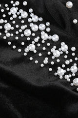 Long sleeve beaded mini dress - View 9 | TEVQA
