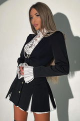 Mandy Long Sleeve Ruffle Shirt Dress | Dress In Beauty