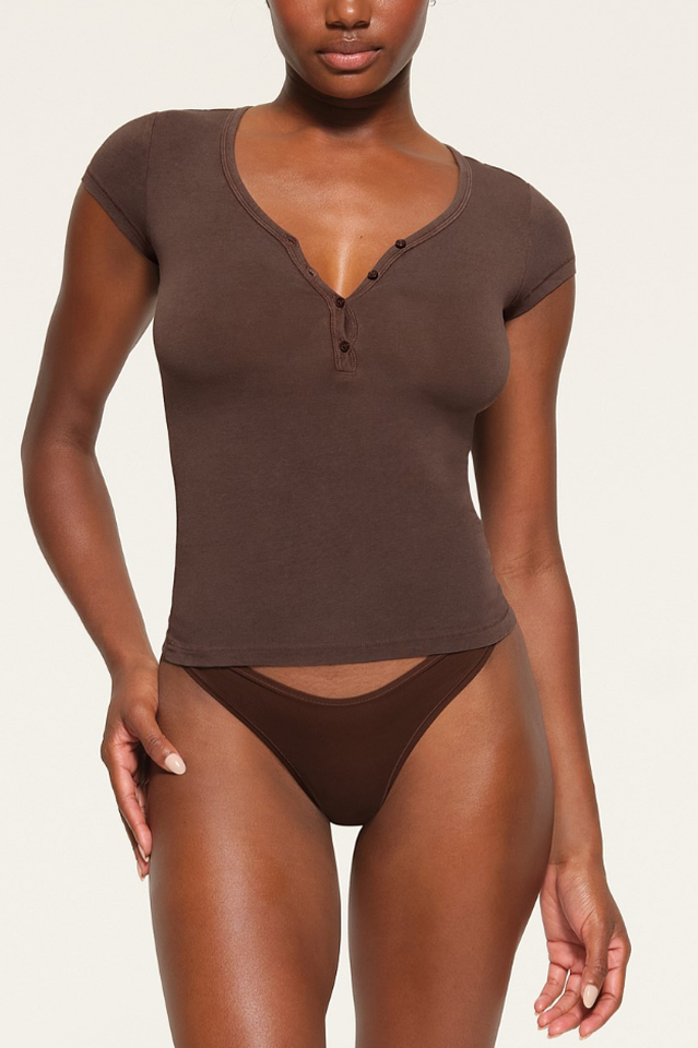 New Vintage Henley T-Shirt | Dress In Beauty