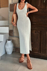 Tie Dye Detail Cover Up Dress - TEVQA
