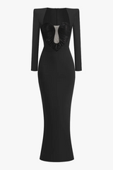 Pleated Sweetheart Bodycon Maxi Dress | Dress In Beauty