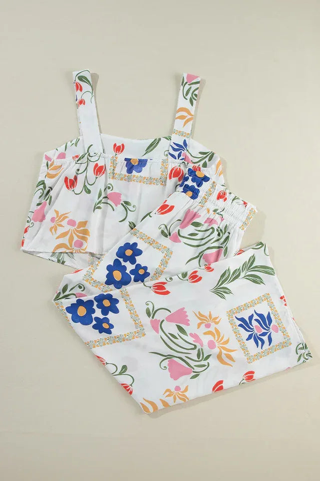 Maribel Floral Pant Set - View 6 | TEVQA