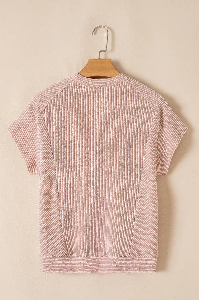 Women's Knit Lounge Set - View 17 | TEVQA