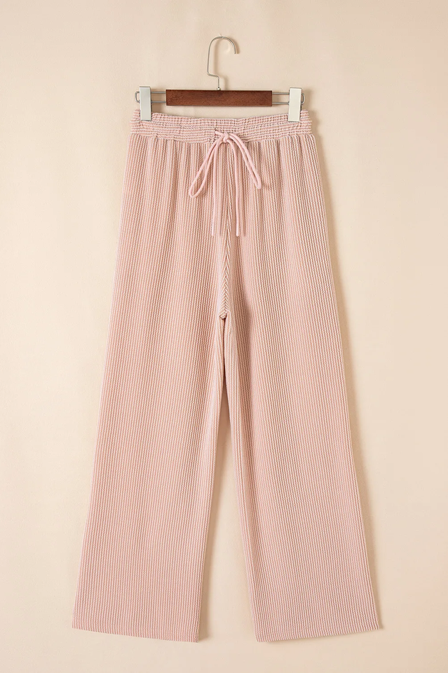 Knit Short Sleeve T Shirt + Pants Set | Dress In Beauty